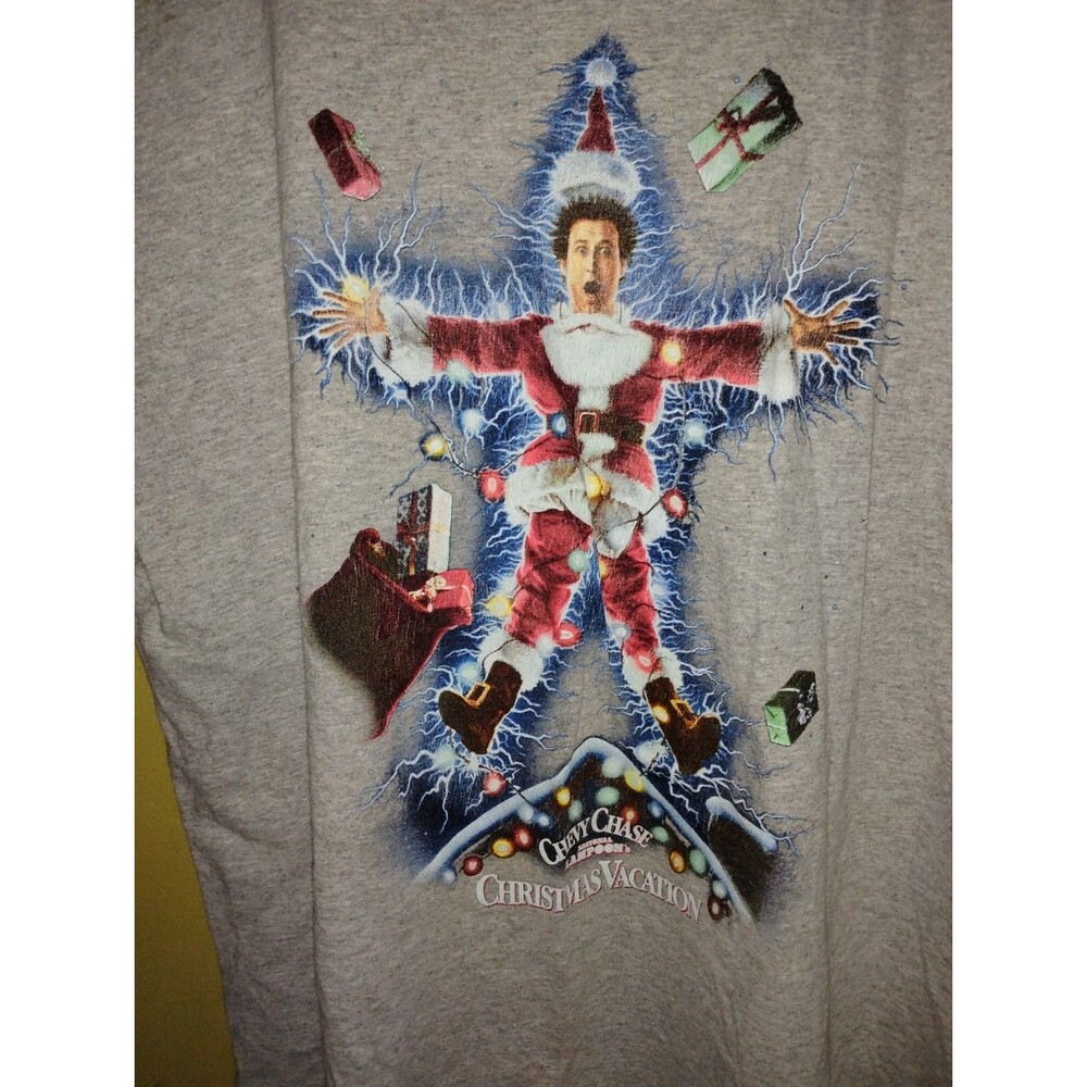 National Lampoons Christmas Vacation Graphic T-Shirt Clark Griswold Mens Size M